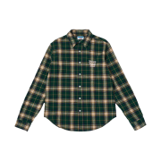Honey Scoop House OE Logo Check LS Shirt Green