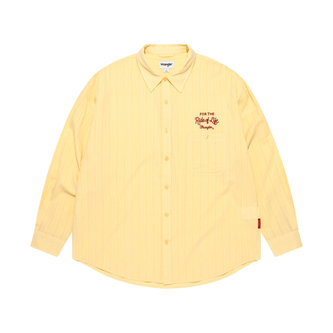 랭글러 라이트 코튼 자카드 셔츠 네이비(Wrangler Light Cotton Jacquard Shirt Yellow)