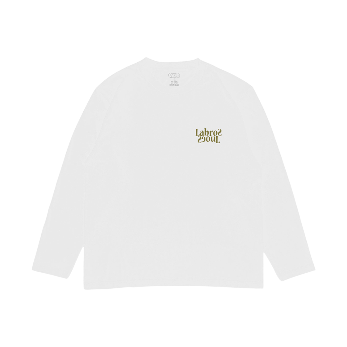 라브로스 비롱 롱슬리브 티셔츠 화이트(Labros Belong L/S T-Shirt White)