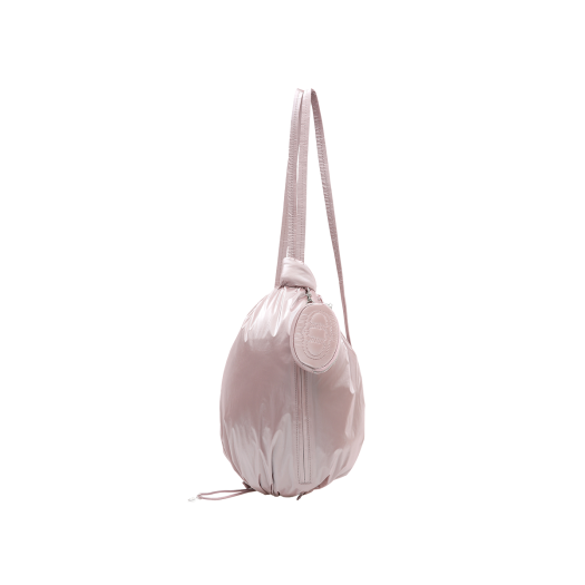 AABA5E131P1 Athe Vanessabruno Glossy Shoulder Bag And Backpack M Light Pink