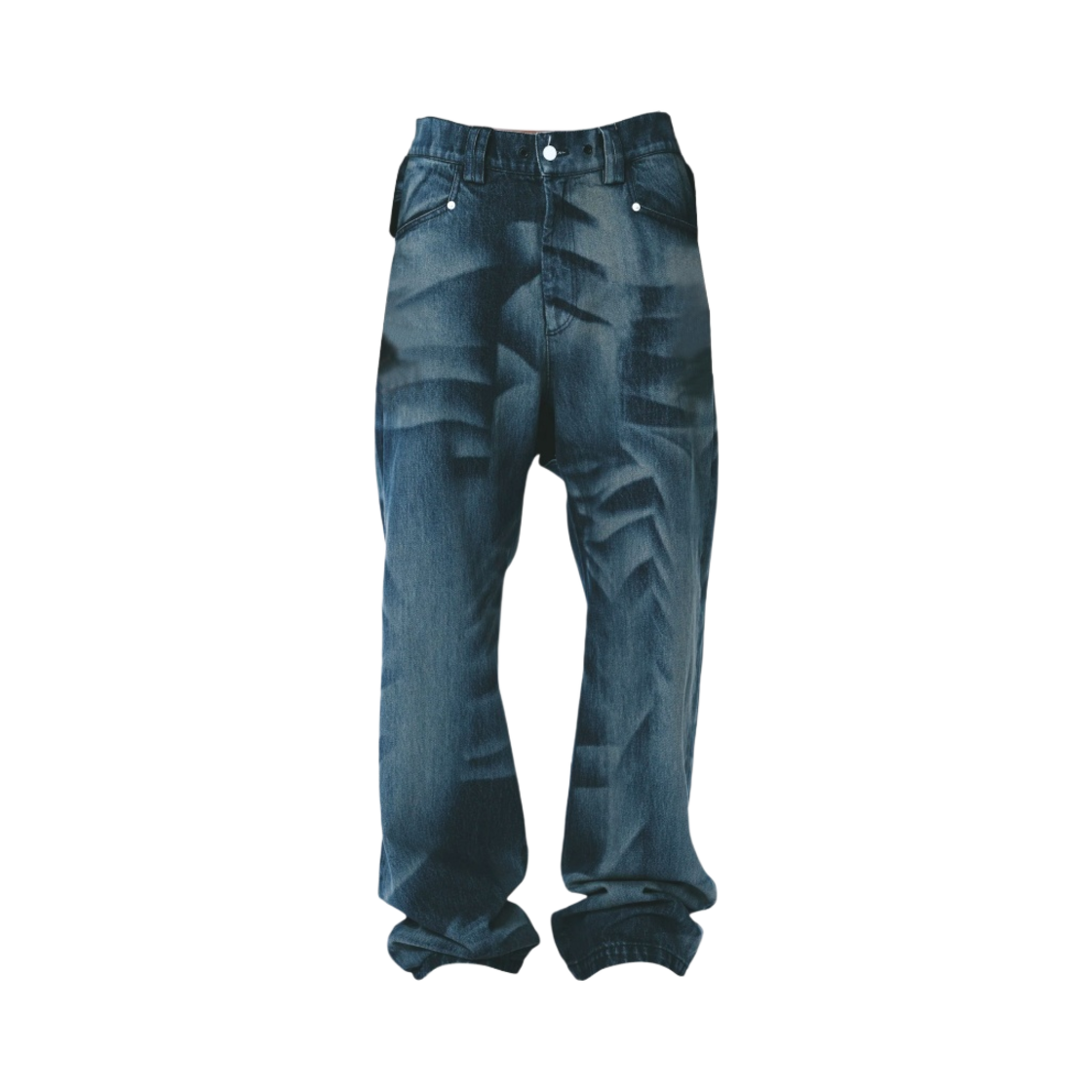 네임세이크 델 크로스오버 로우 라이드 진 리딤 블루(Namesake Del Crossover Low Ride Jeans Redeem Blue)