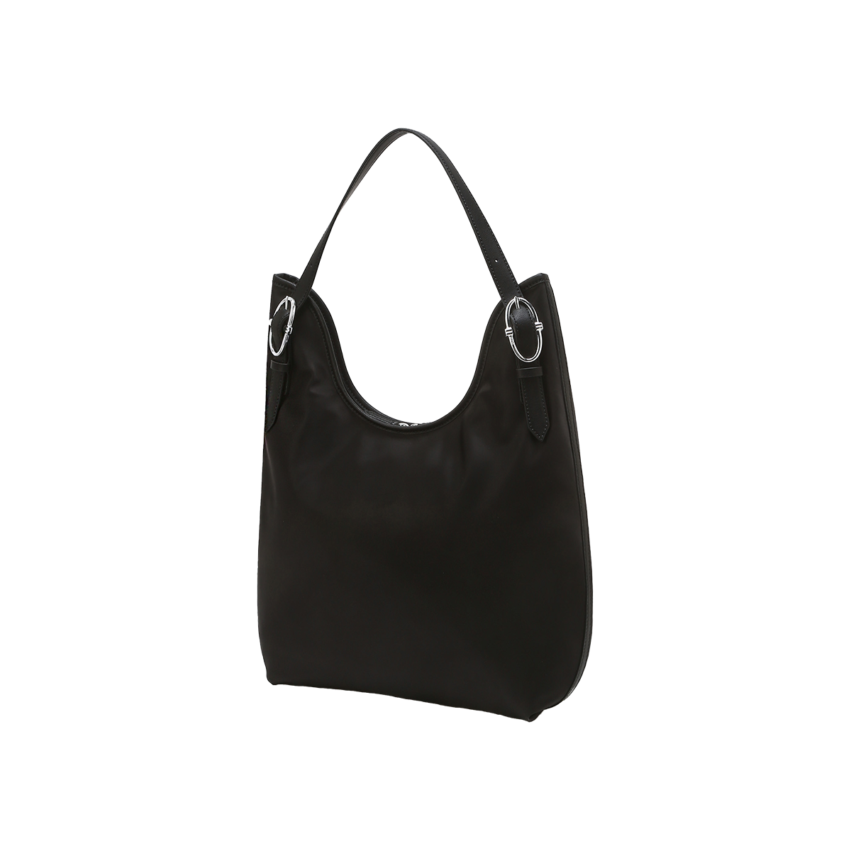 AABA5E800BK Athe Vanessabruno Nylon Shoulder Bag M Black