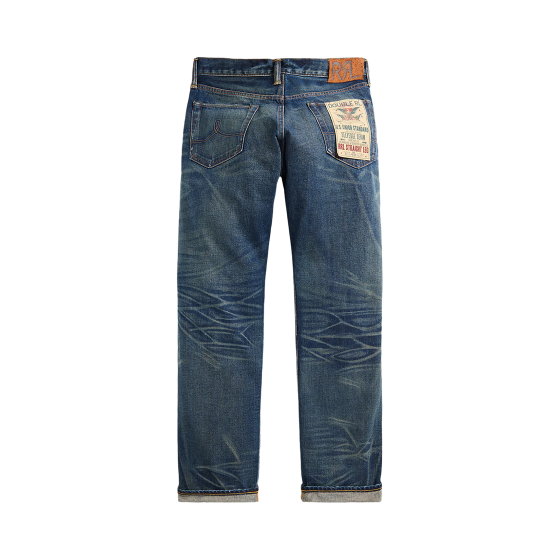 더블알엘 스트레이트 핏 홀리 셀비지 진 홀리 워시(Double RL Straight Fit Holy Selvedge Jeans Holy Wash) - 2