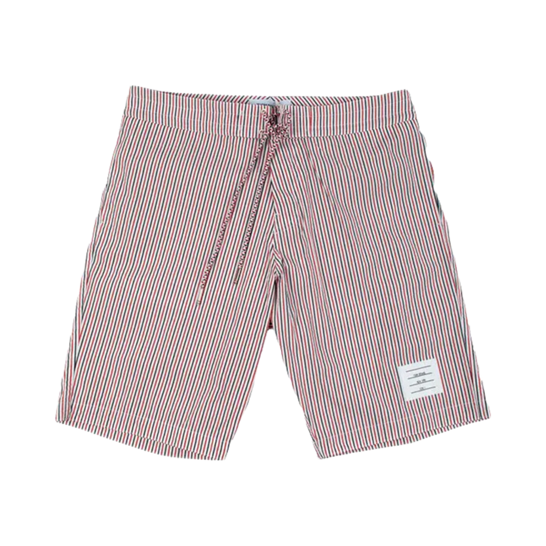 톰브라운 스트라이프 시어서커 스윔 쇼츠 트리컬러(Thom Browne Stripe Seersucker Swim Shorts Tricolor)