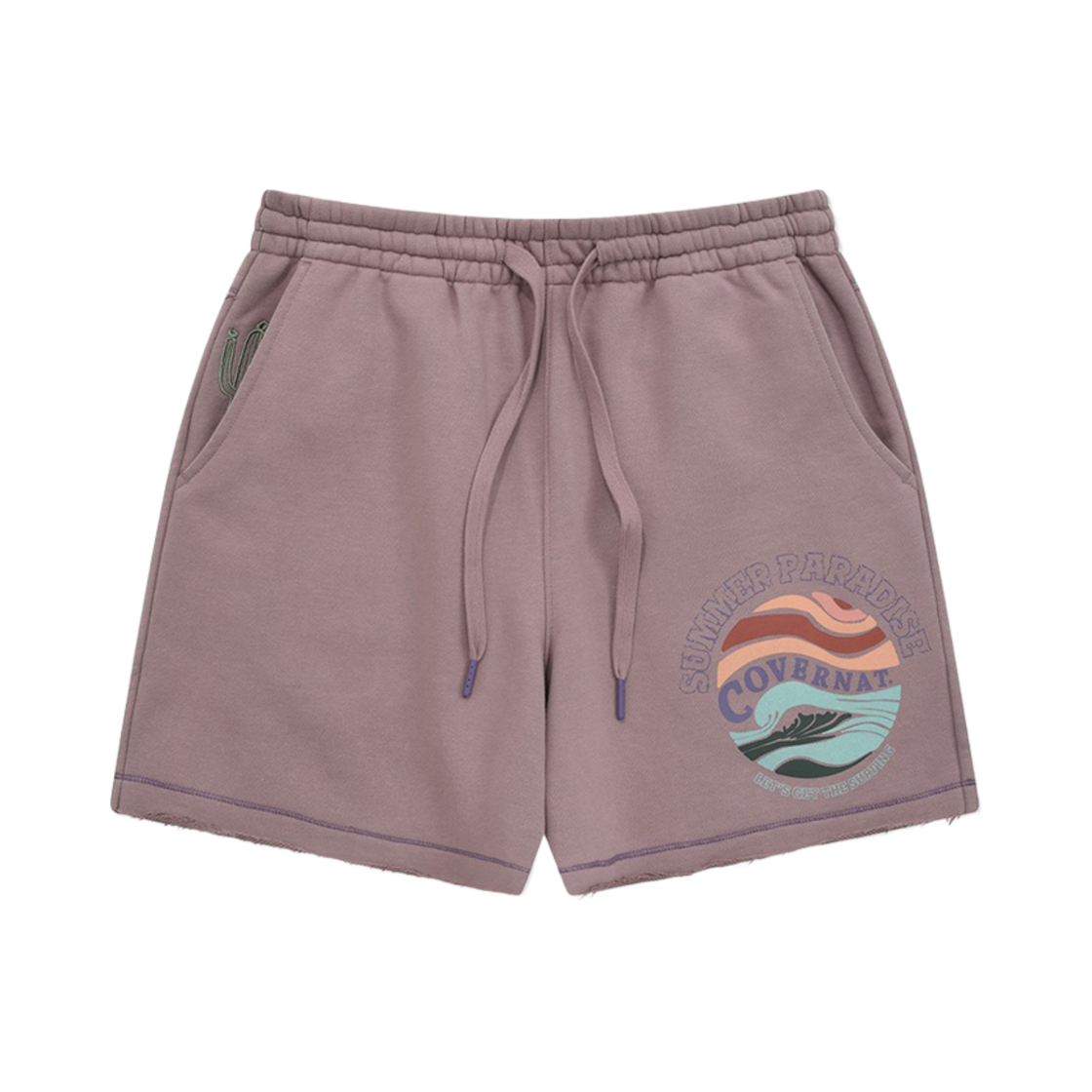 커버낫 핫 썸머 스웻 쇼츠 라벤더(Covernat Hot Summer Sweat Shorts Lavender)