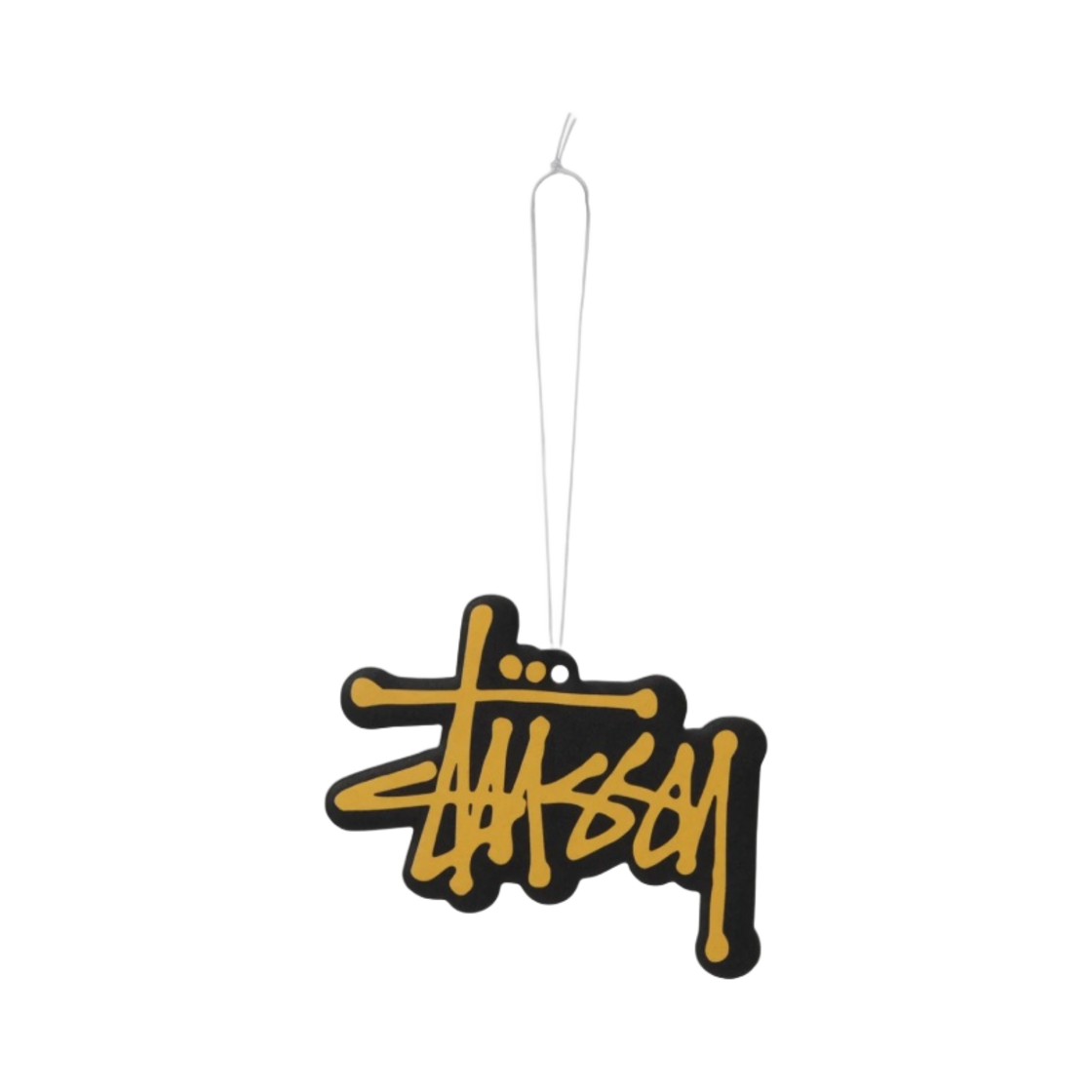 138871 Stussy Logo Air Freshener Yellow (Sandalwood Scent)