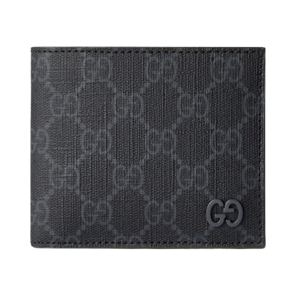 구찌 바이폴드 월렛 다크 그린 인테리어 블랙(Gucci Bifold Wallet With Dark Green Interior Black) - 1