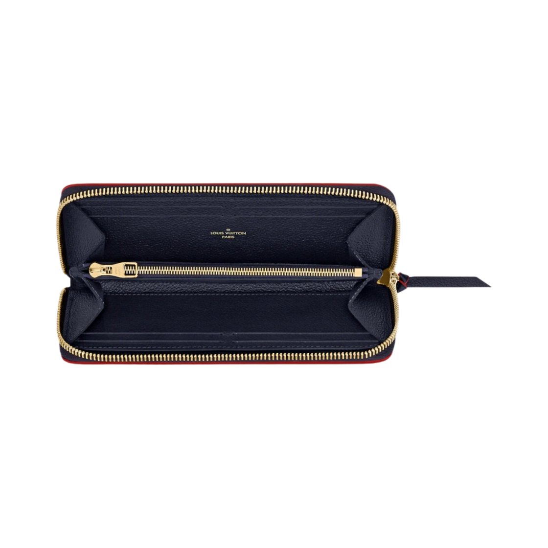 루이비통 클레망스 월렛 모노그램 앙프렝뜨 네이비 블루 레드(Louis Vuitton Clemence Wallet Monogram Empreinte Navy Blue Red) - 2