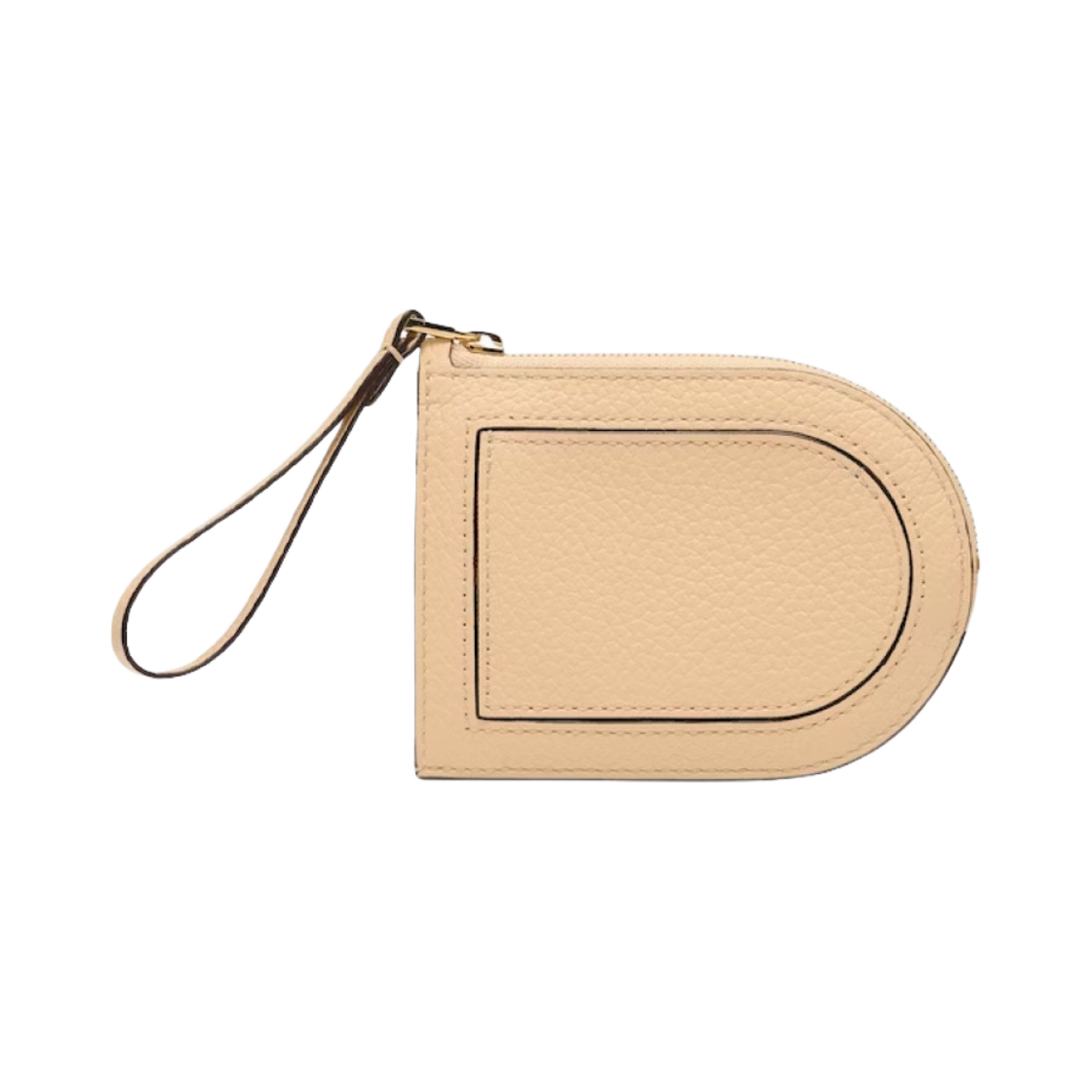 AB0612AQY022CDO Delvaux Pin D Card Holder Taurillon Soft Dune