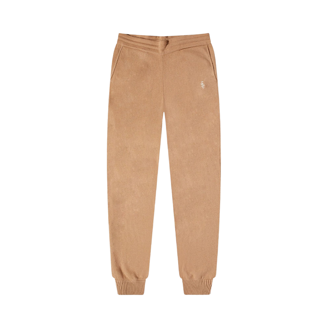 (W) 스포티 앤 리치 로고 자수 트랙 팬츠 카멜((W) Sporty & Rich Logo Embroidered Track Pants Camel)