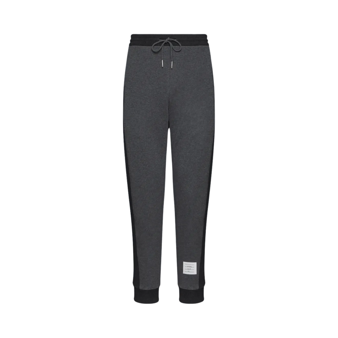 MJQ213A-03037-025 Thom Browne Classic 4-Bar Jersey Loopback Sweatpants Grey