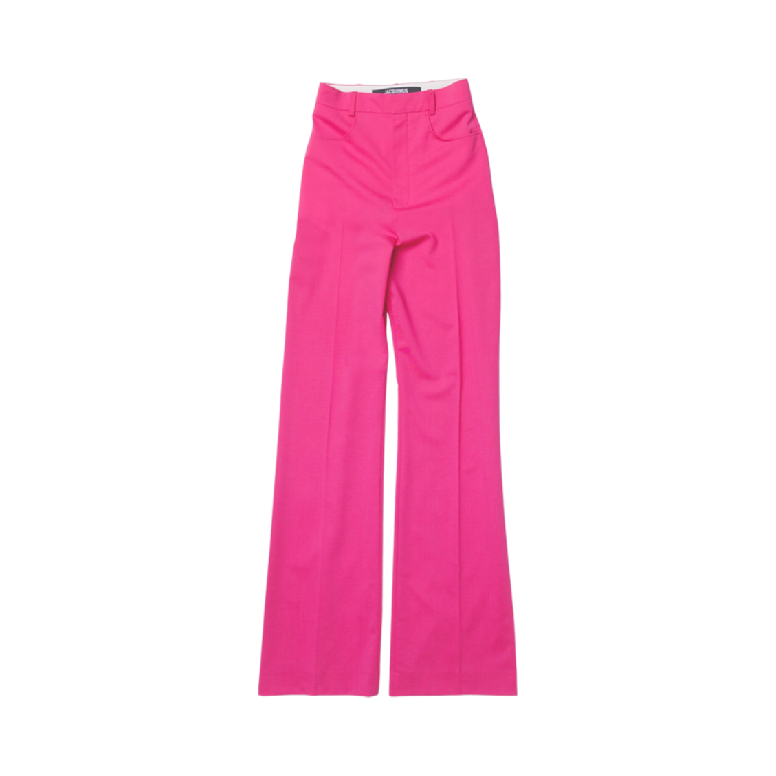 (W) 자크뮈스 르 판탈론 소지 하이 웨이스트 플레어 팬츠 핑크