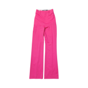 (W) Jacquemus Le Pantalon Sauge High-Waisted Flare Pants Pink
