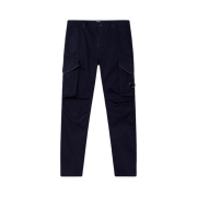 C.P. Company Stretch Sateen Garment Dyed Lens Utility Pants Navy - 21SS