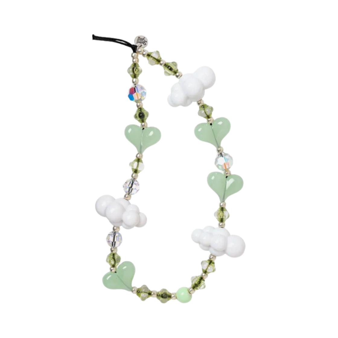 - String Ting Kawaii in the Sky Jade Wristlet Phone Strap