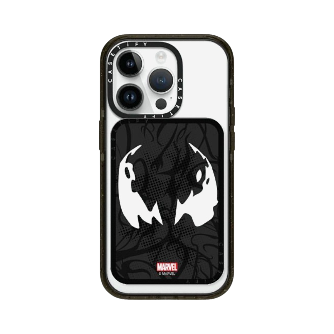 케이스티파이 x 마블 베놈 맥세이프 스내피 카드홀더 스탠드 블랙(Casetify x Marvel Venom Magasafe Snappy Cardholder Stand Black) - 2