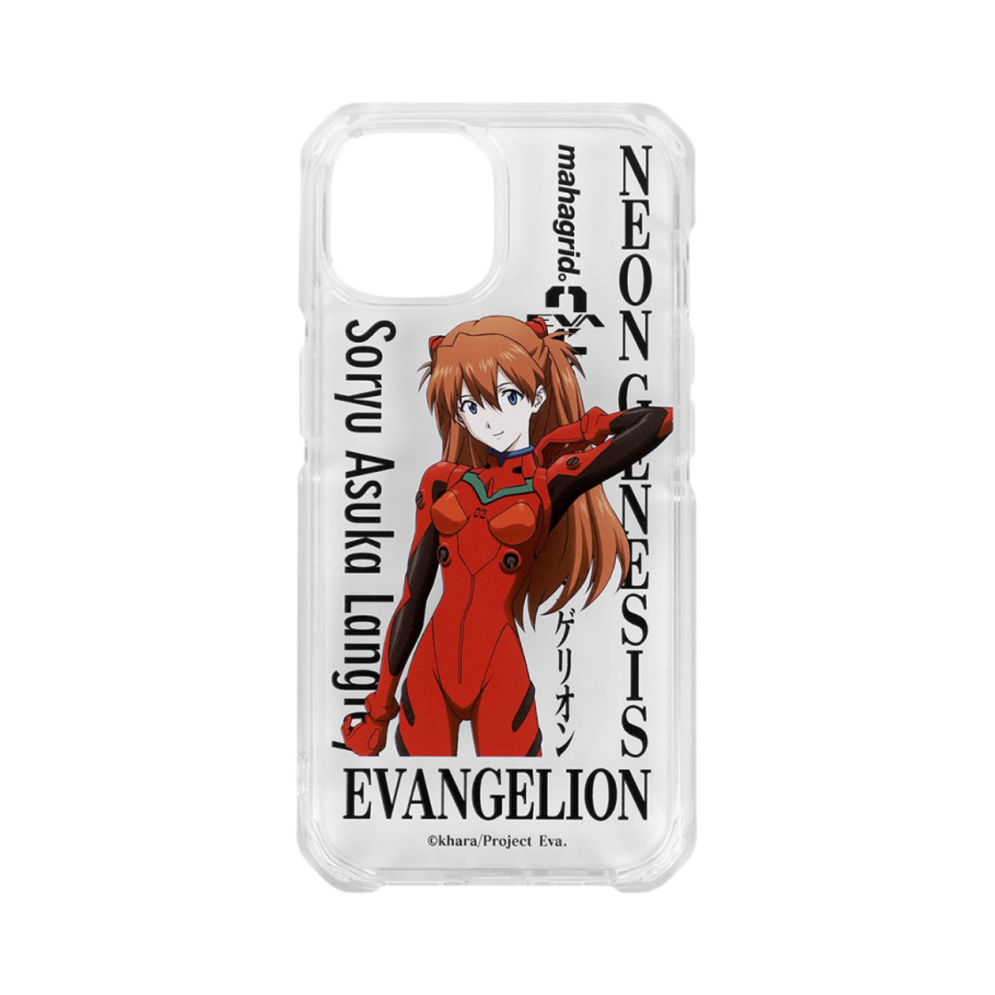 마하그리드 x 에반게리온 아스카 아이폰 케이스 클리어(Mahagrid x Evangelion Asuka iPhone Case Clear)