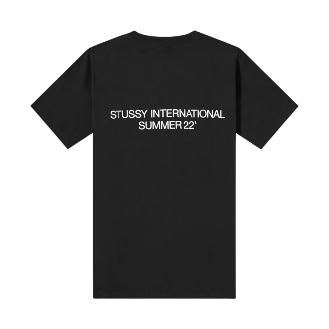 스투시 인터네셔널 22' 피그먼트 다이드 티셔츠 블랙 | Stussy | KREAM