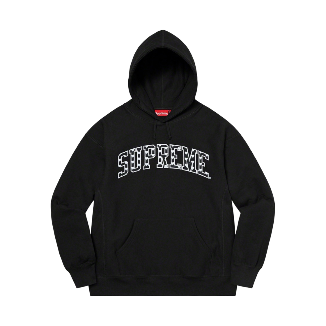 슈프림 하트 아크 후드 스웨트셔츠 블랙 - 21SS