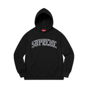 Supreme Hearts Arc Hooded Sweatshirt Black - 21SS