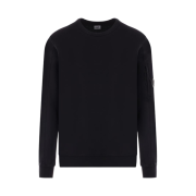C.P. Company Light Fleece Sweatshirt Black - 24SS