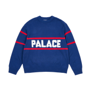Palace Blocky Knit Blue - 24SS