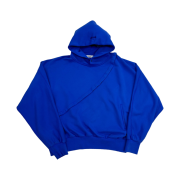 Nonnod x Shinsegae BAYC #8446 2-Piece Cropped Hoodie Washed Blue
