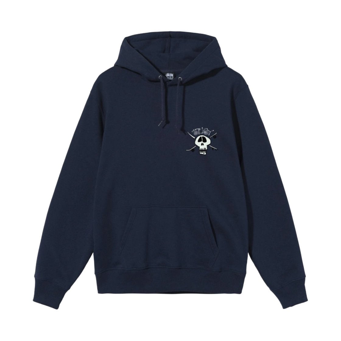 1924746 Stussy Surf Skate Skull Hoodie Navy - #2
