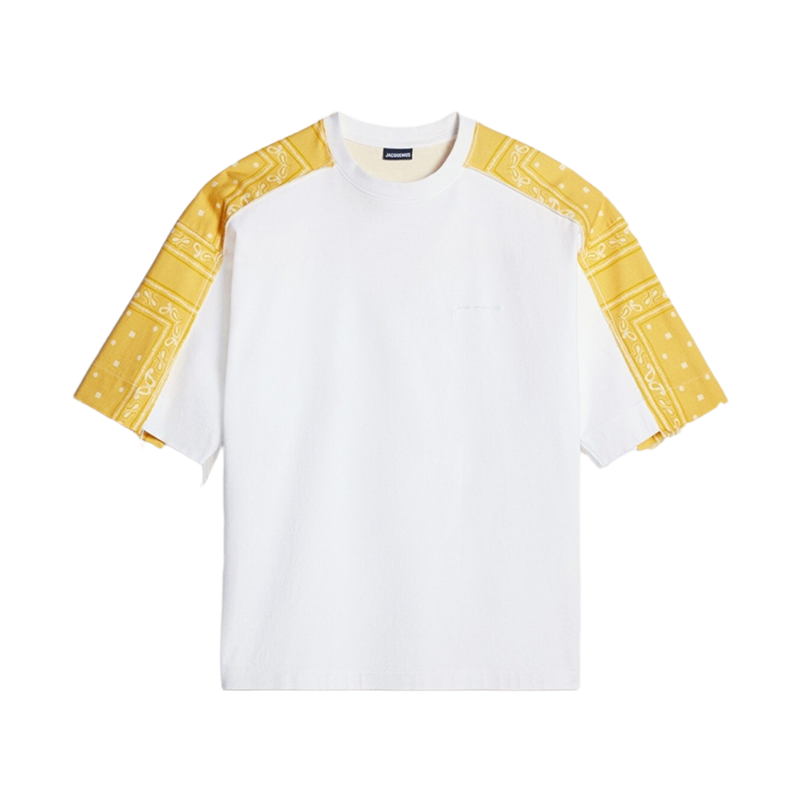 자크뮈스 르 티셔츠 반다나 반다나 티셔츠 프린트 반다나 옐로우(Jacquemus Le T-Shirt Bandana Bandana T-Shirt Print Bandana Yellow) - 1