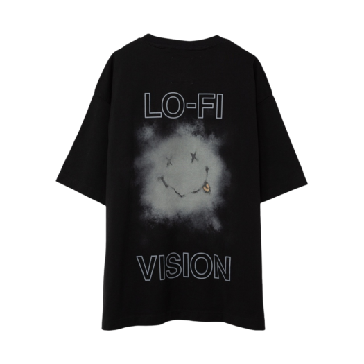 A12TS641-BLACK Maison Mihara Yasuhiro Back Printed T-Shirt Black