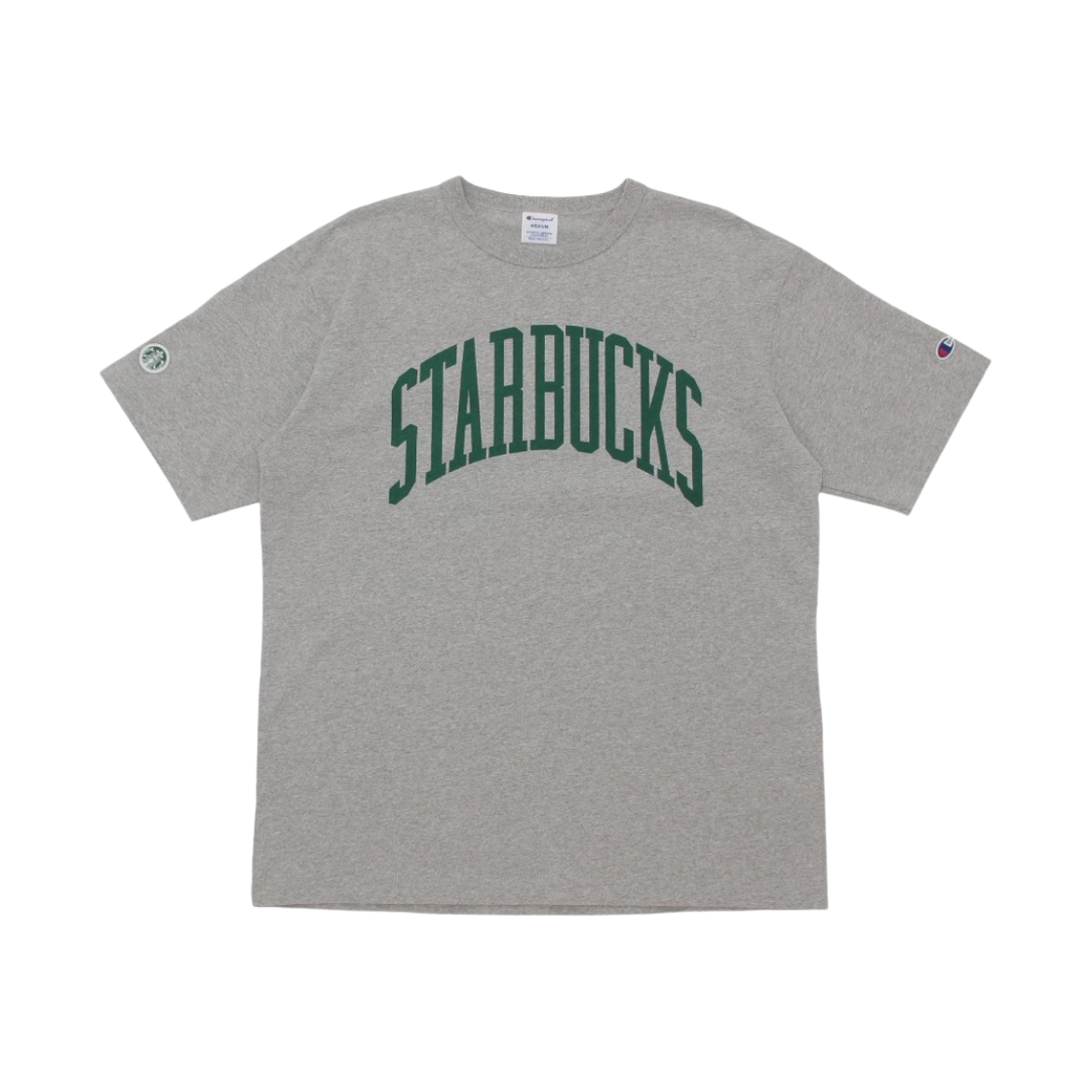 스타벅스 x 빔즈 x 챔피온 헤비웨이트 티셔츠 그레이(Starbucks x Beams x Champion Heavyweight T-Shirt Grey)