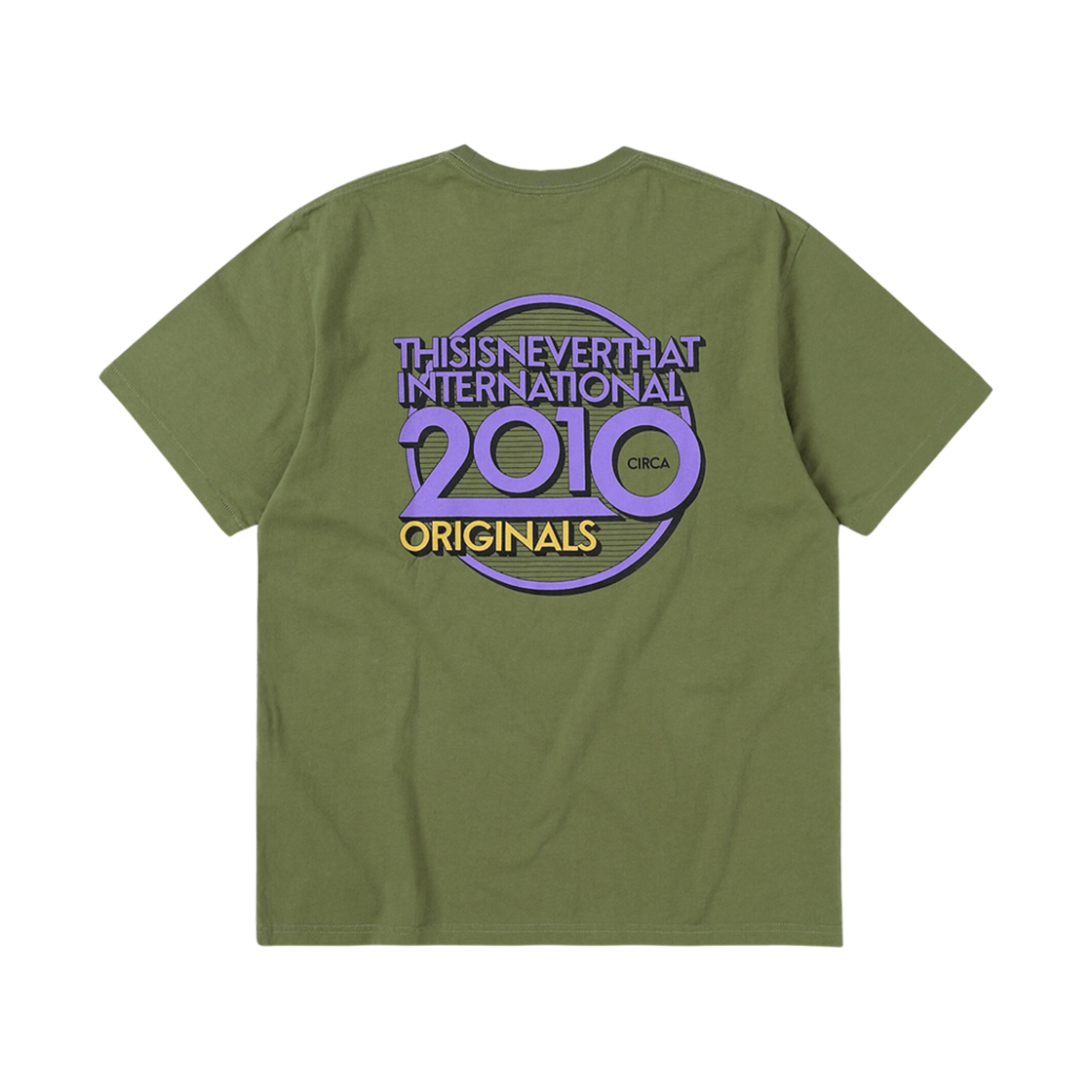 디스이즈네버댓 2010 오리지널스 티셔츠 모스 그린(Thisisneverthat 2010 Originals T-Shirt Moss Green) - 1