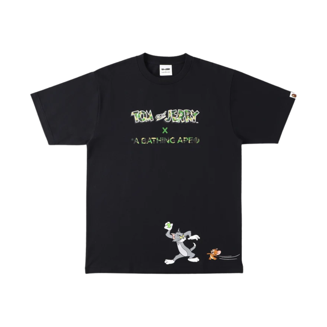 베이프 x 톰과 제리 티셔츠 블랙(BAPE x Tom & Jerry T-Shirt Black) - 1