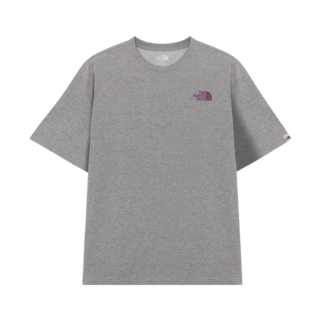 NT7UR06L The North Face Adventure S/S Round T-Shirt Melange Grey - 25SS