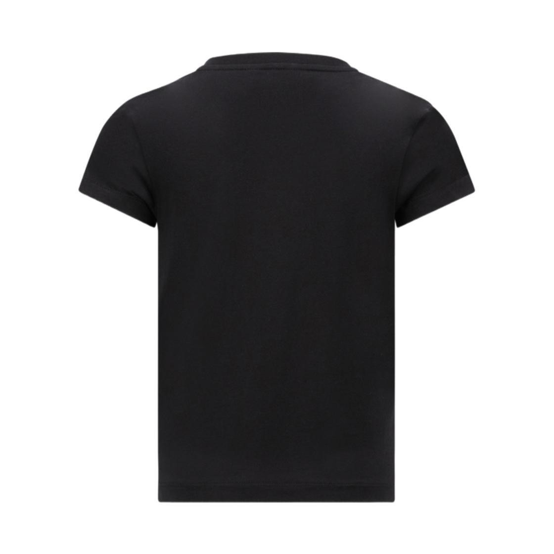 (키즈) 몽클레르 자수 로고 코튼 티셔츠 블랙 - 25SS((Kids) Moncler Embroidered Logo Cotton T-Shirt Black - 25SS) - 2