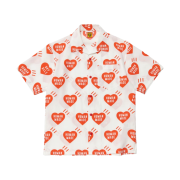 Human Made Heart Aloha Shirt White
