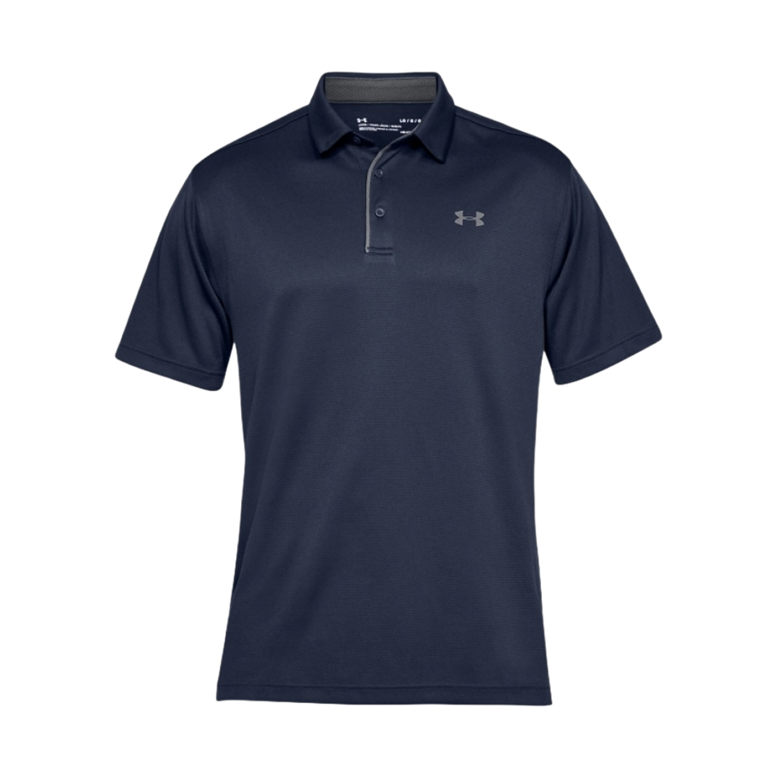 1290140-410 Under Armour Tech Polo Midnight Navy Graphite