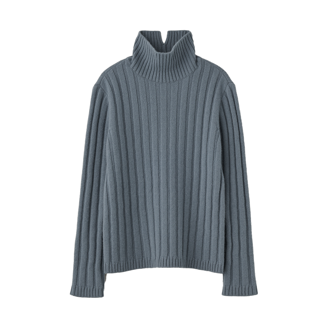 24WTKN001FBF Blank03 Baby Alpaca Ribbed Turtle Soft Blue