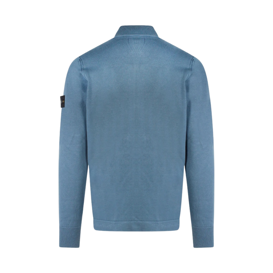 스톤 아일랜드 542B2 소프트 코튼 하프 집 니트 아비오 블루 - 23SS(Stone Island 542B2 Half Zip Knit in Soft Cotton Avio Blue - 23SS) - 2
