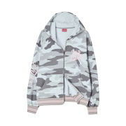 NYXX Emblem Printing Hood Zip-Up Camo