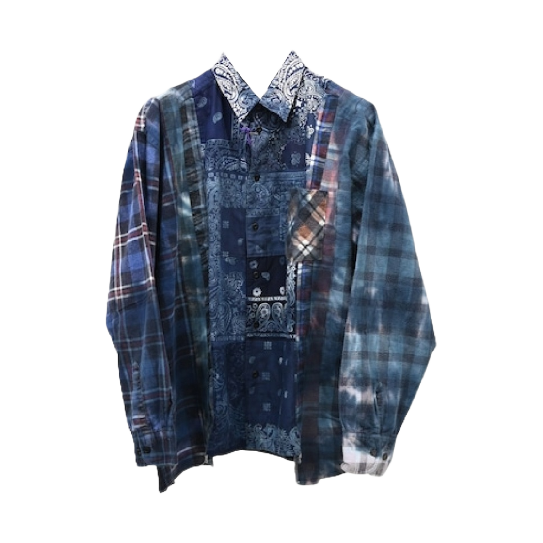 니들스 x 미야기히데타카 7 컷 와이드 셔츠 타이다이