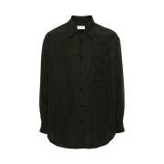 Lemaire Double Pocket Long Sleeve Shirt Brown