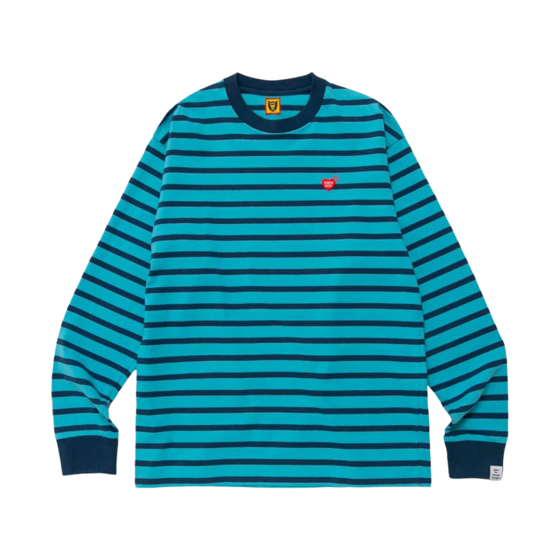 휴먼 메이드 스트라이프 롱슬리브 티셔츠 블루