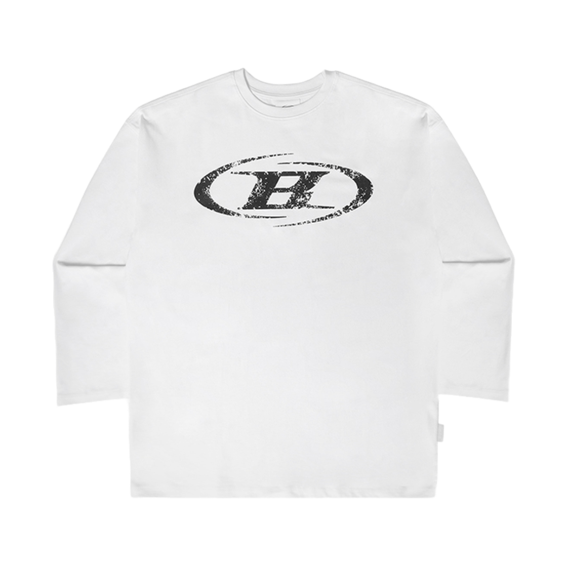 본투윈 크랙 B 심볼 롱슬리브 화이트