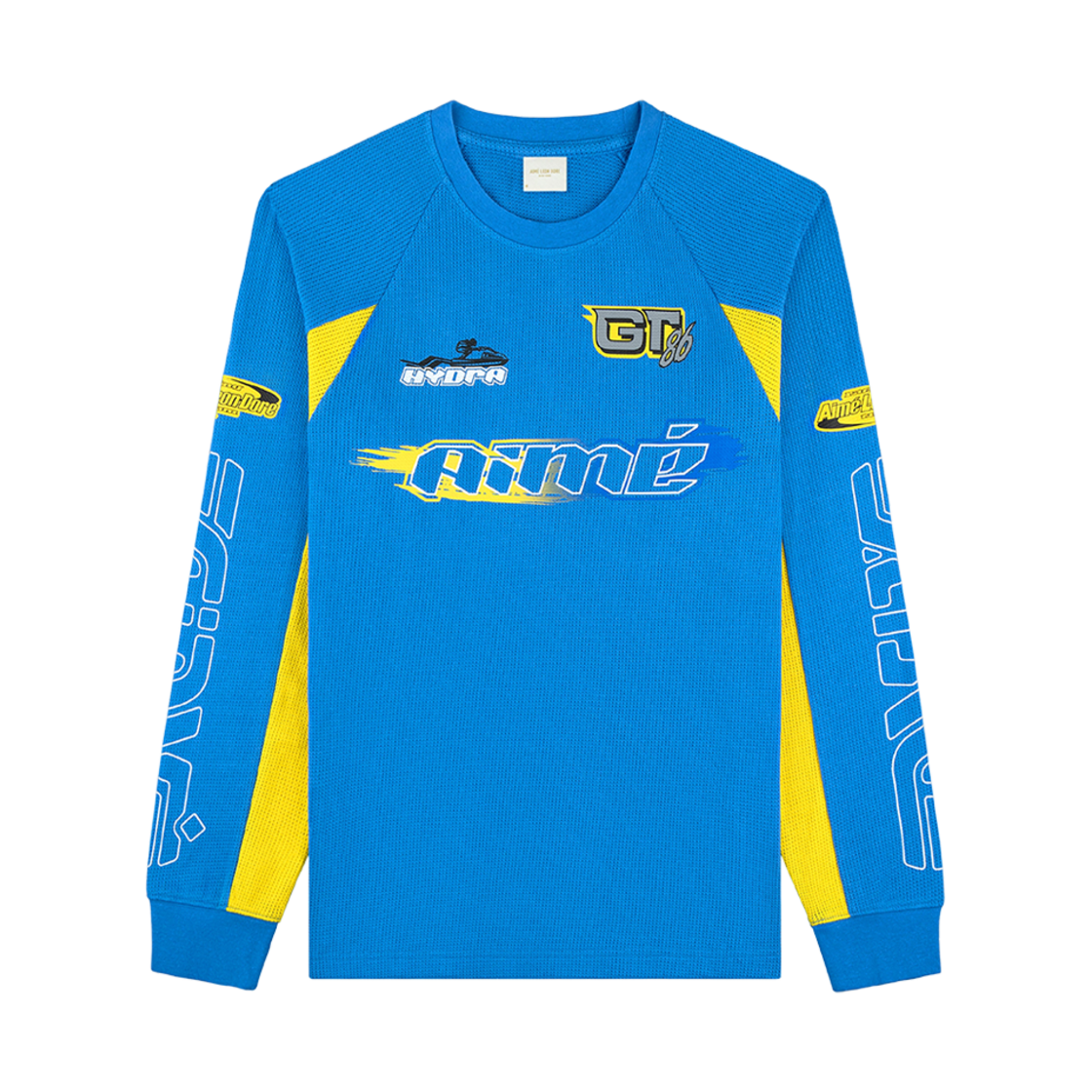 - Aime Leon Dore Long Sleeve Mesh Wave Runner T-Shirt Super Sonic