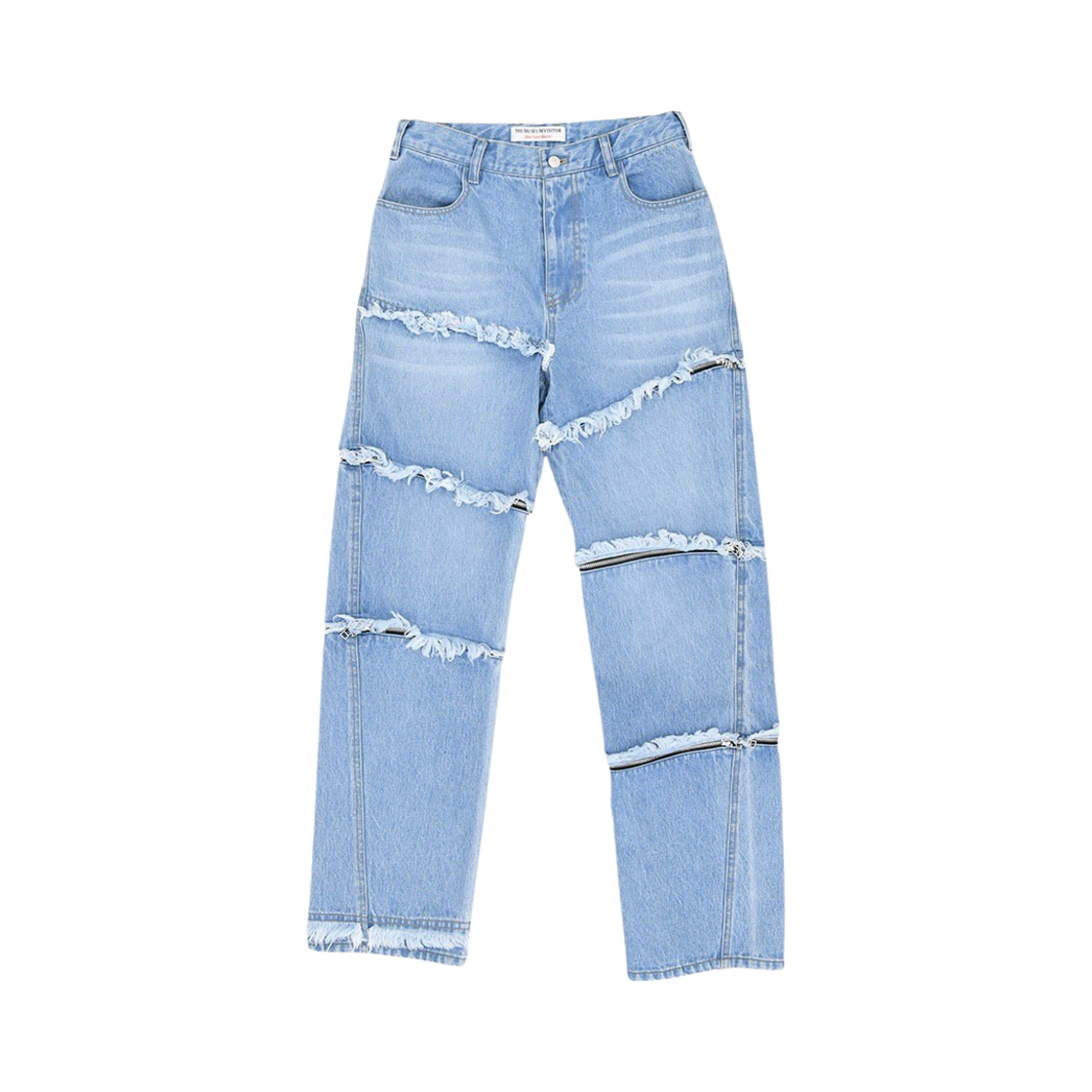 더뮤지엄비지터 지퍼 진 블루 - 22FW