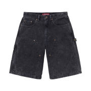 Supreme Washed Corduroy Double Knee Painter Short Black - 24SS