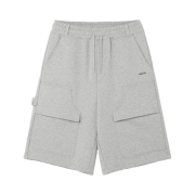 Opening Project Double Knee Bermuda Sweatpant Melange Gray