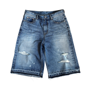 [더블적립]Farfromwhat Far VTG Jean Shorts Blue