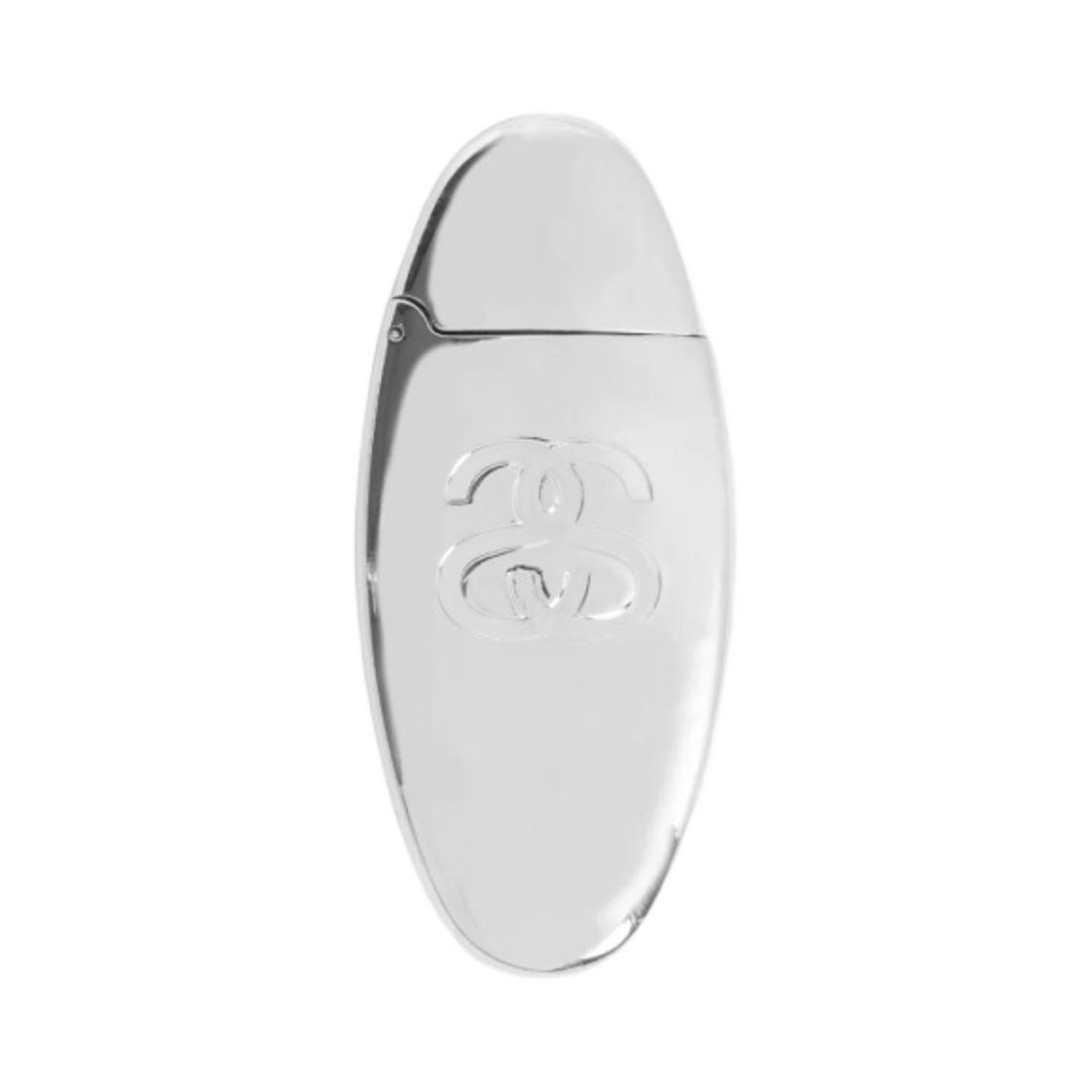 스투시 메탈 필 라이터 케이스 실버(Stussy Metal Pill Lighter Case Silver)